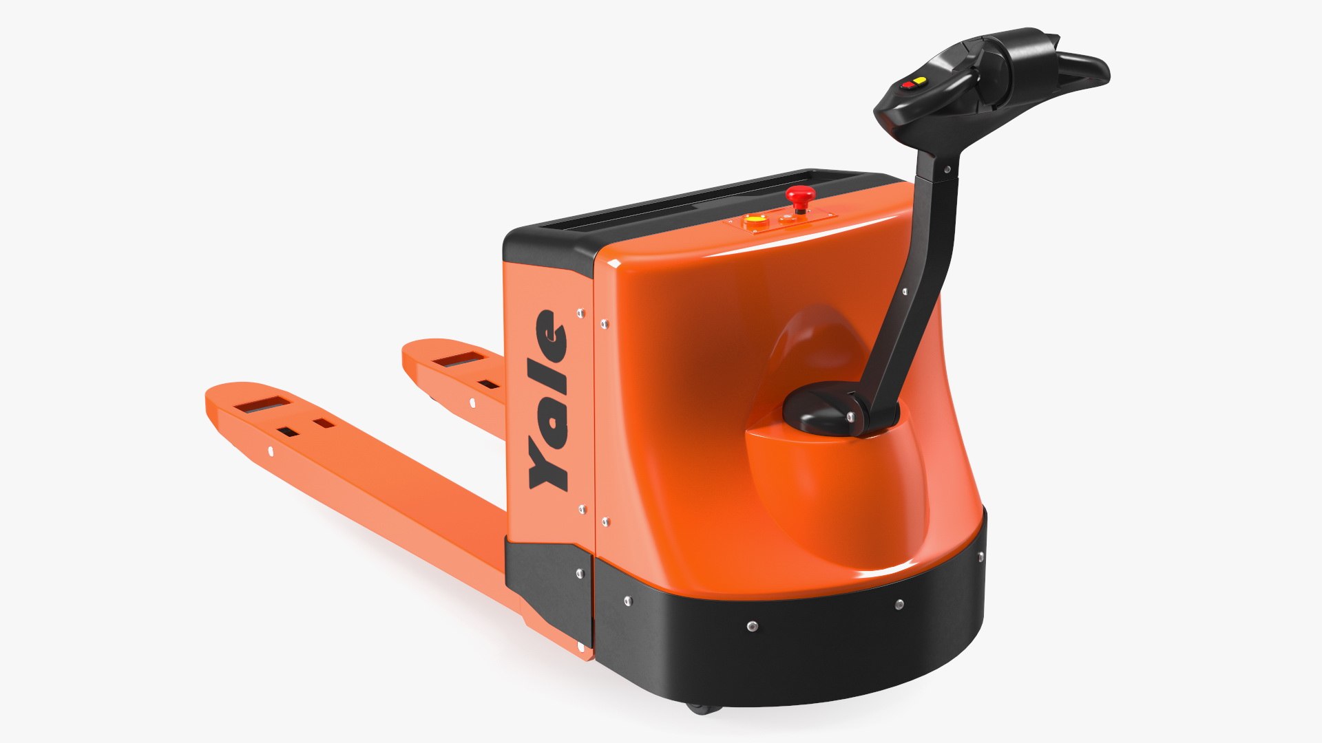 Electric Pallet Truck Rigged 3D model preview