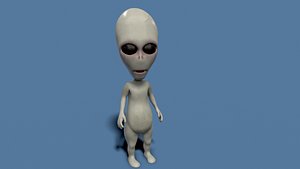 alien cartoon 3D