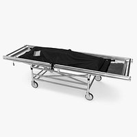 Body Bag on a Hospital Gurney
