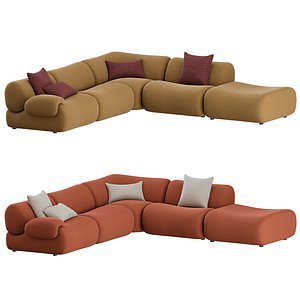 3D Lemmy Modular Sofa Corner by Jarden