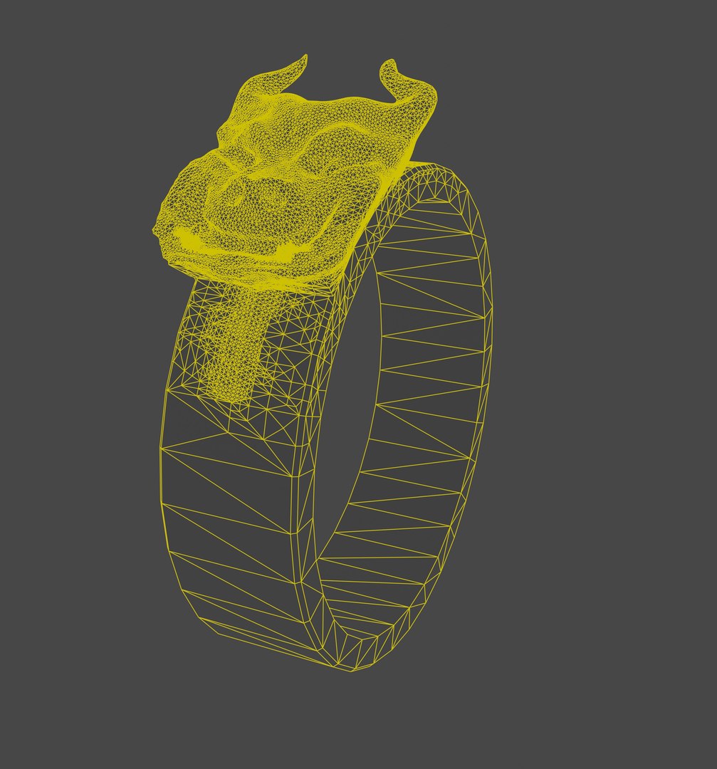 3D Demon Ring in mineral - TurboSquid 1953579