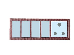 electric switch board 3D model