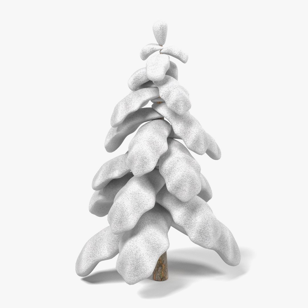 snow tree 3d 3ds