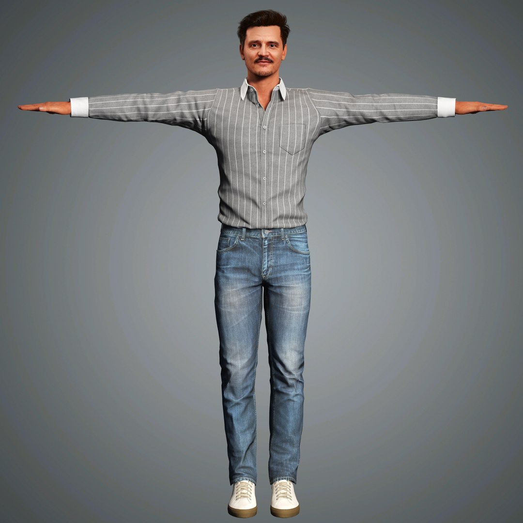 Pedro Pascal Character 3D model https://p.turbosquid.com/ts-thumb/zY/UqH41o/2y/13/jpg/1737989155/1920x1080/fit_q87/f8b84bcb3de0726e4ba30cc54be00c086cbc63ea/13.jpg