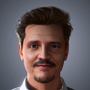 Pedro Pascal Character 3D model