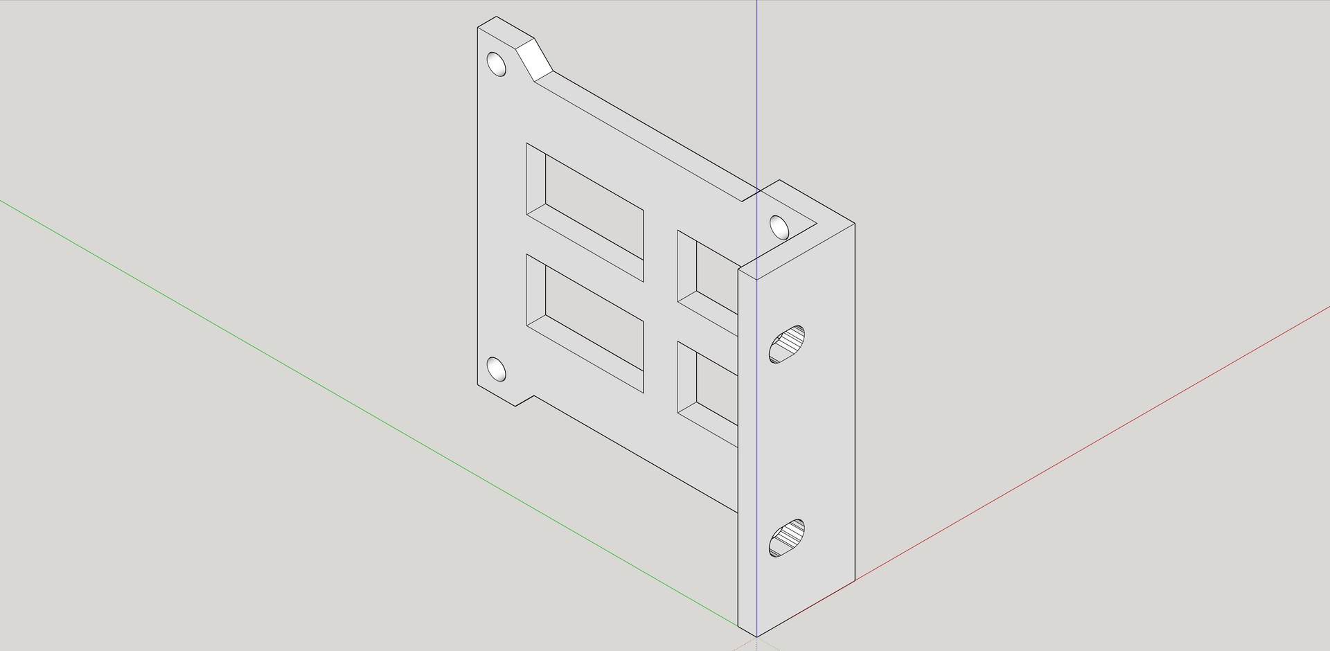3d rack mount raspberry pi model turbosquid 1699597