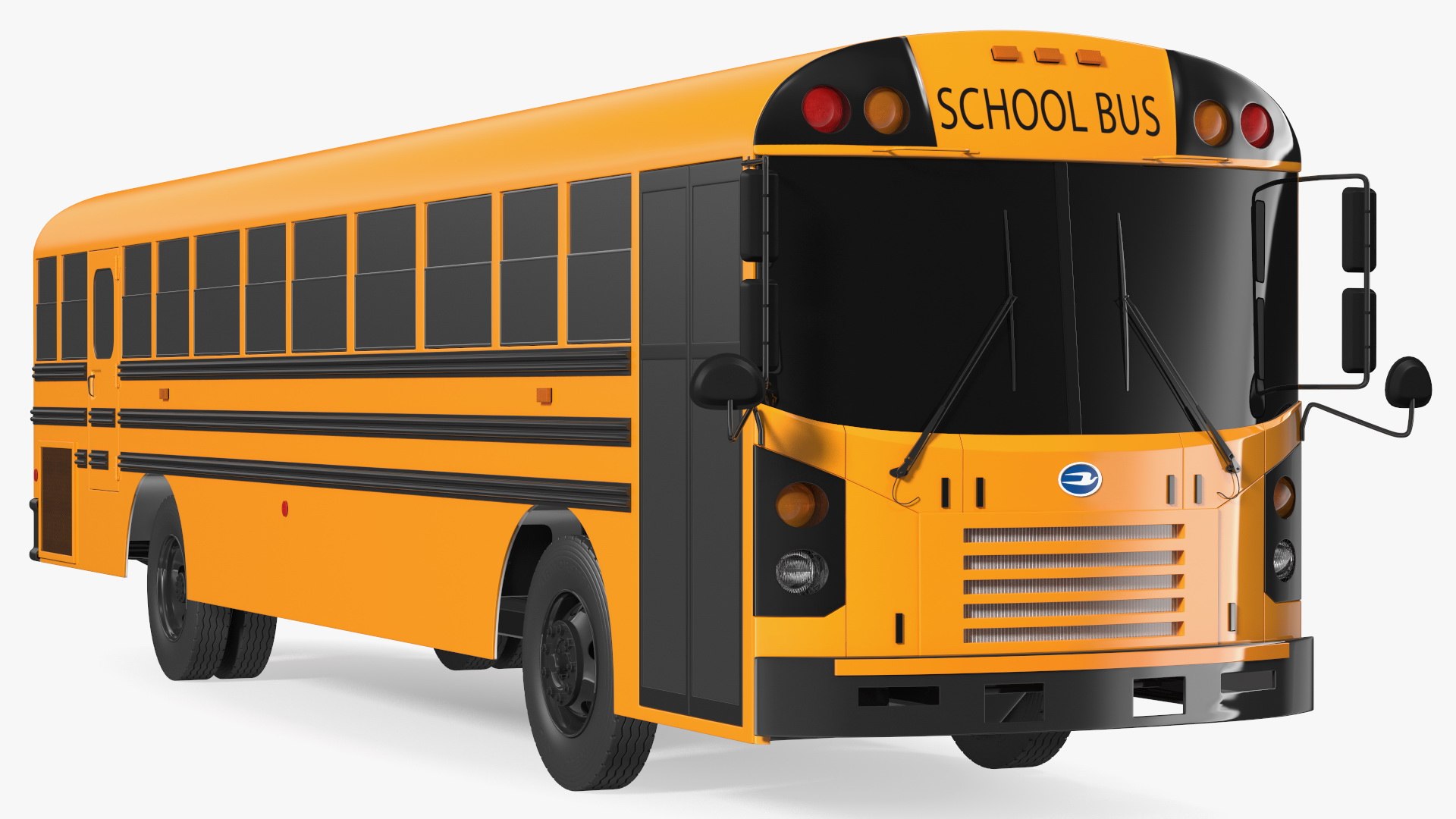 Blue Bird TX3 School Bus Exterior Only 3D model preview