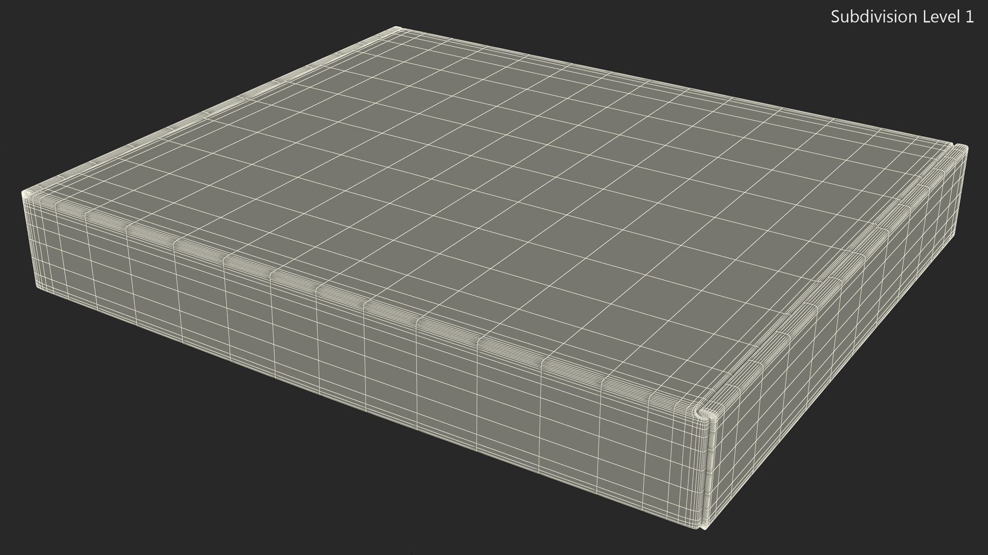 Cardboard Closed Flat Box 3D Model - TurboSquid 2190265