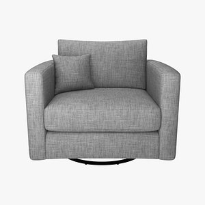 Lori Armchair Swivel Fabric model