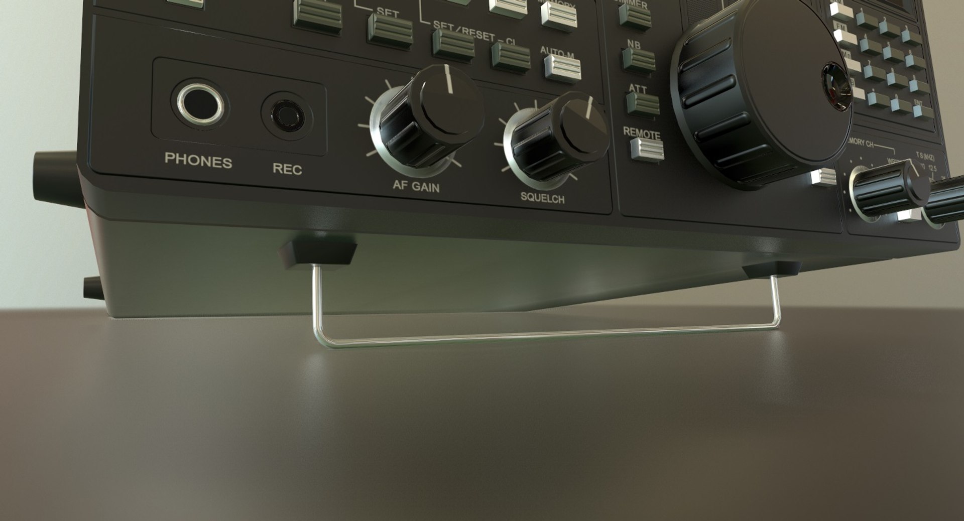 Receiver Icom R7000 3D Model - TurboSquid 1177438