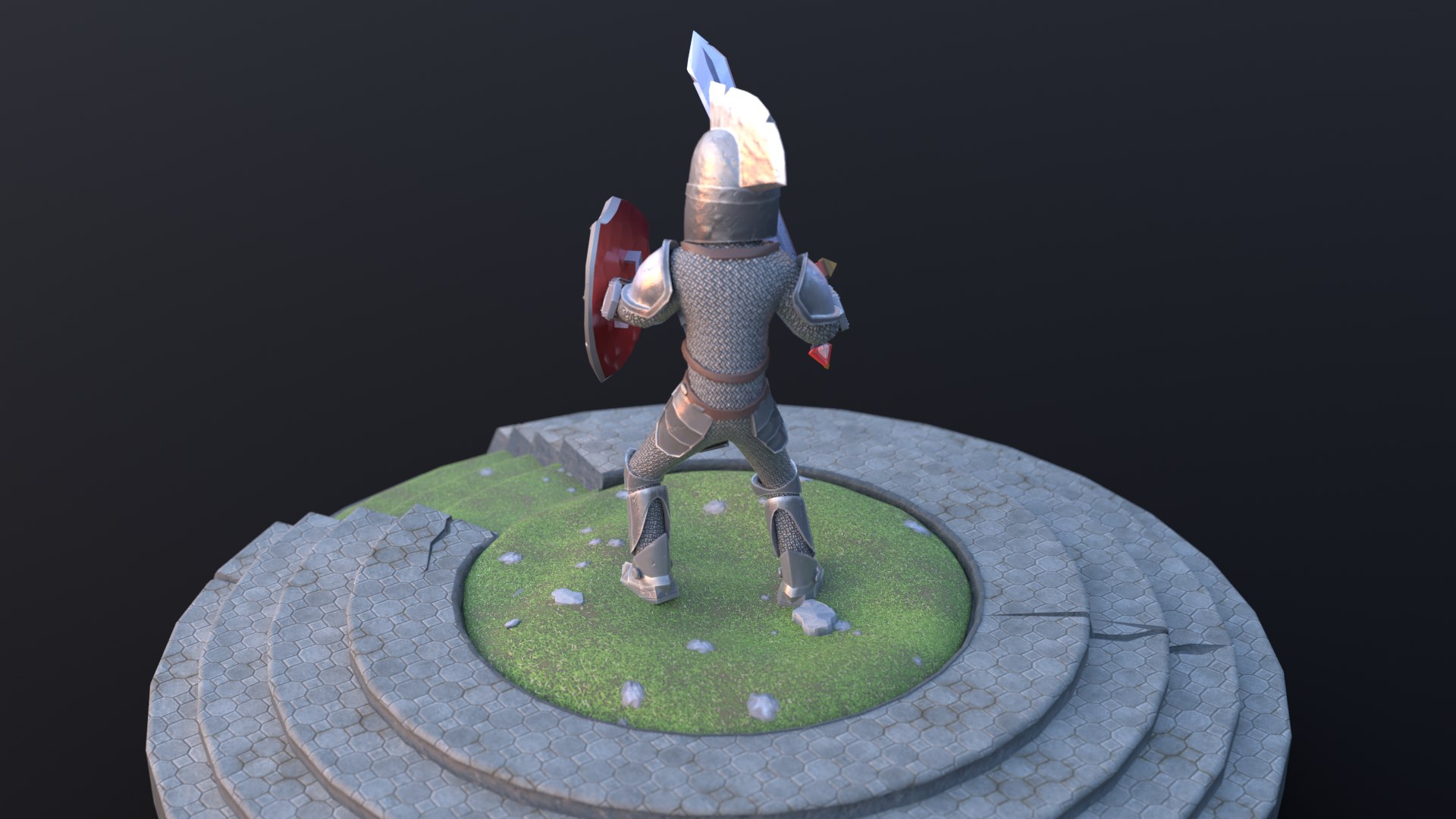 3D Stylized Low Poly Animated Knight Low-poly Model - TurboSquid 2035816