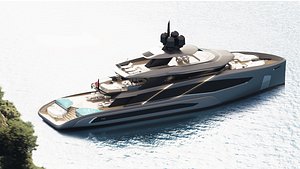 EXTERIOR YACHT DESIGN 3D model