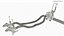 Adjustable Car Exhaust Suction Hose Yellow Rigged