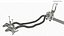 Adjustable Car Exhaust Suction Hose Yellow Rigged