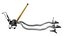 Adjustable Car Exhaust Suction Hose Yellow Rigged