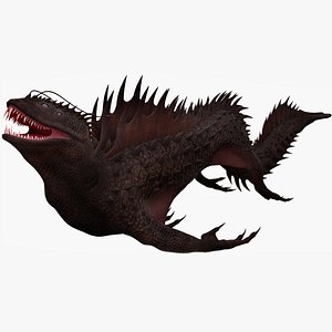 3D sea dragon model