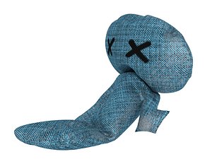 small man soft toy model