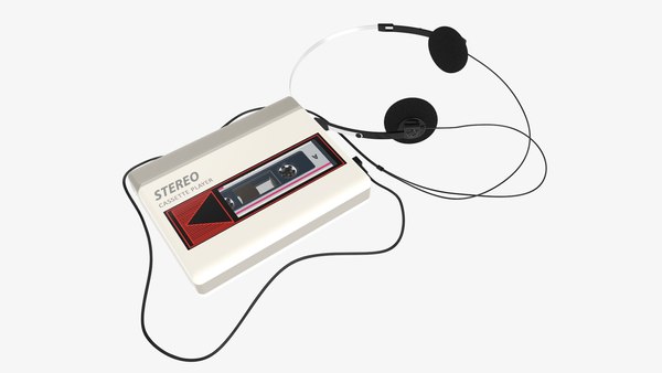 ヘッドフォン付きカセットテーププレーヤー3Dモデル - TurboSquid 1666844