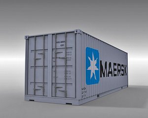 containers sets modeled 3d 3ds