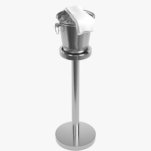 Wine bucket on stand 1