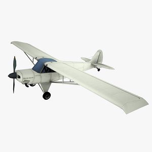 husky a-1a aviation 3d model