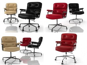 3D model lobby chair vitra