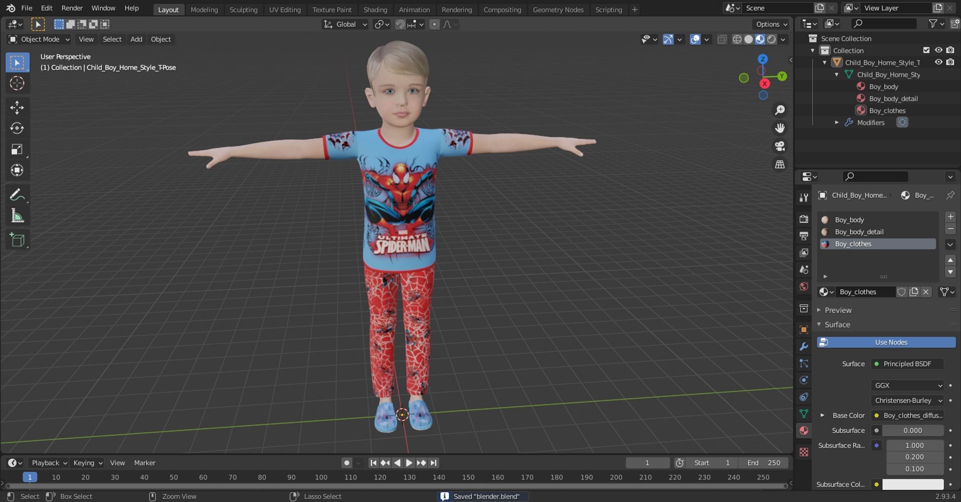 3D model Child Boy Home Style T-Pose https://p.turbosquid.com/ts-thumb/zZ/0fjrx9/PH/childboyhomestyletpose3dsmodel025/jpg/1657705690/1920x1080/fit_q87/a8011e9b70461e822d39b3505eebb62eb6f5cec9/childboyhomestyletpose3dsmodel025.jpg