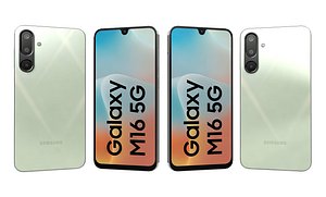 3D Samsung Galaxy M16 Mint Green