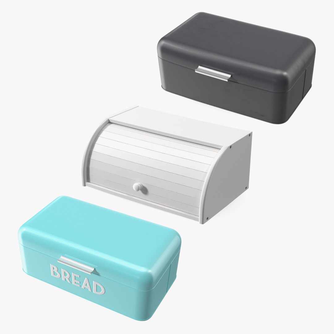 Bread Boxes Collection 3D model preview