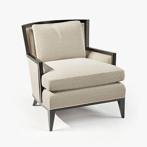 baker california lounge chair 3d model