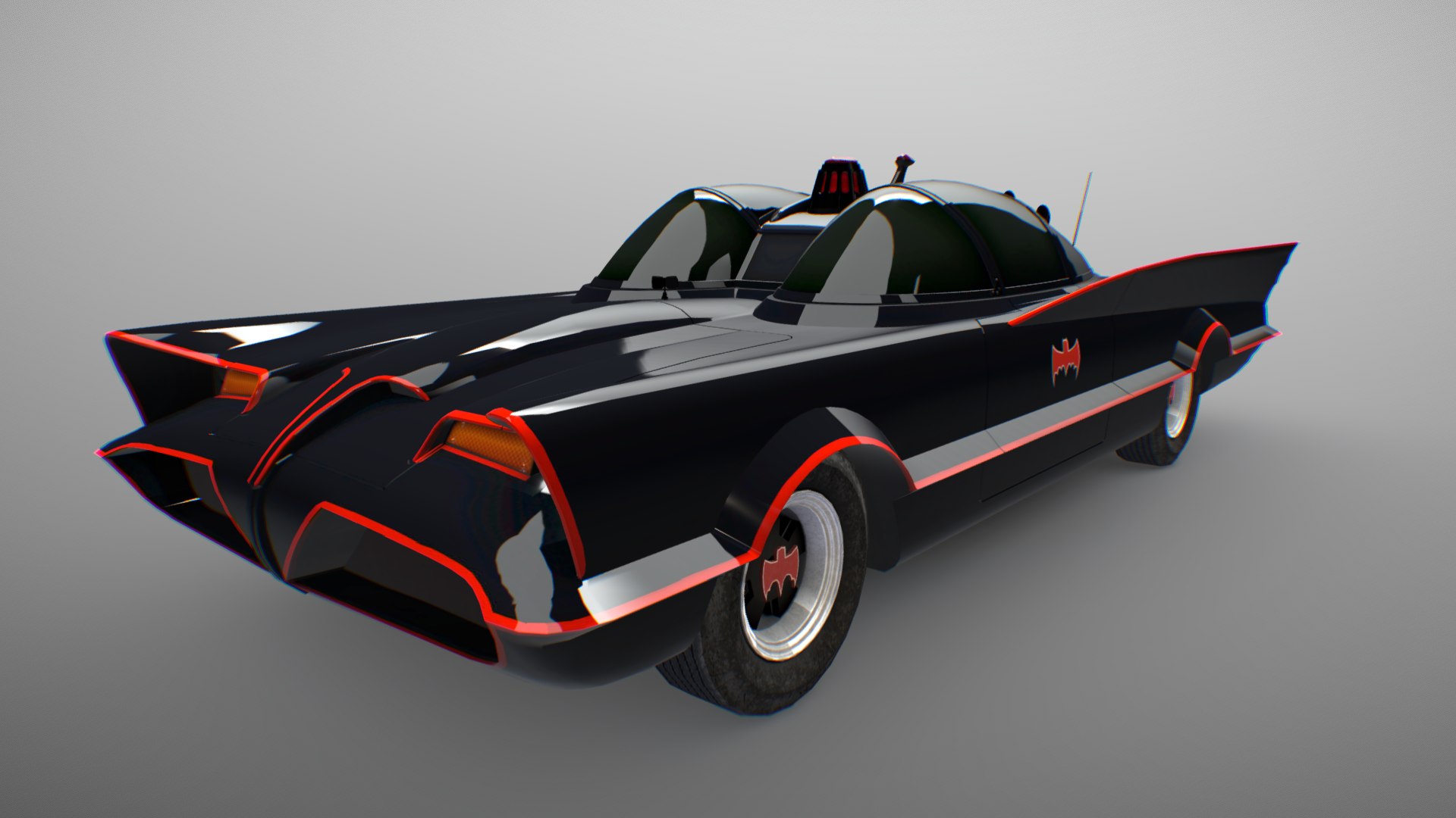 3D Batmobile Batman Classic TV Series - Batman 2013 - TurboSquid 2356610