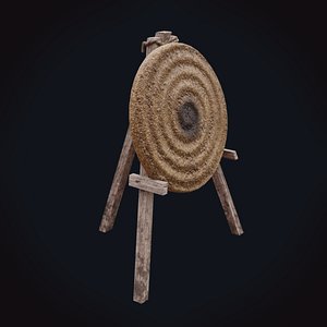 3D straw archery target