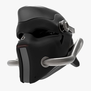 helmet sci fi 3d 3ds