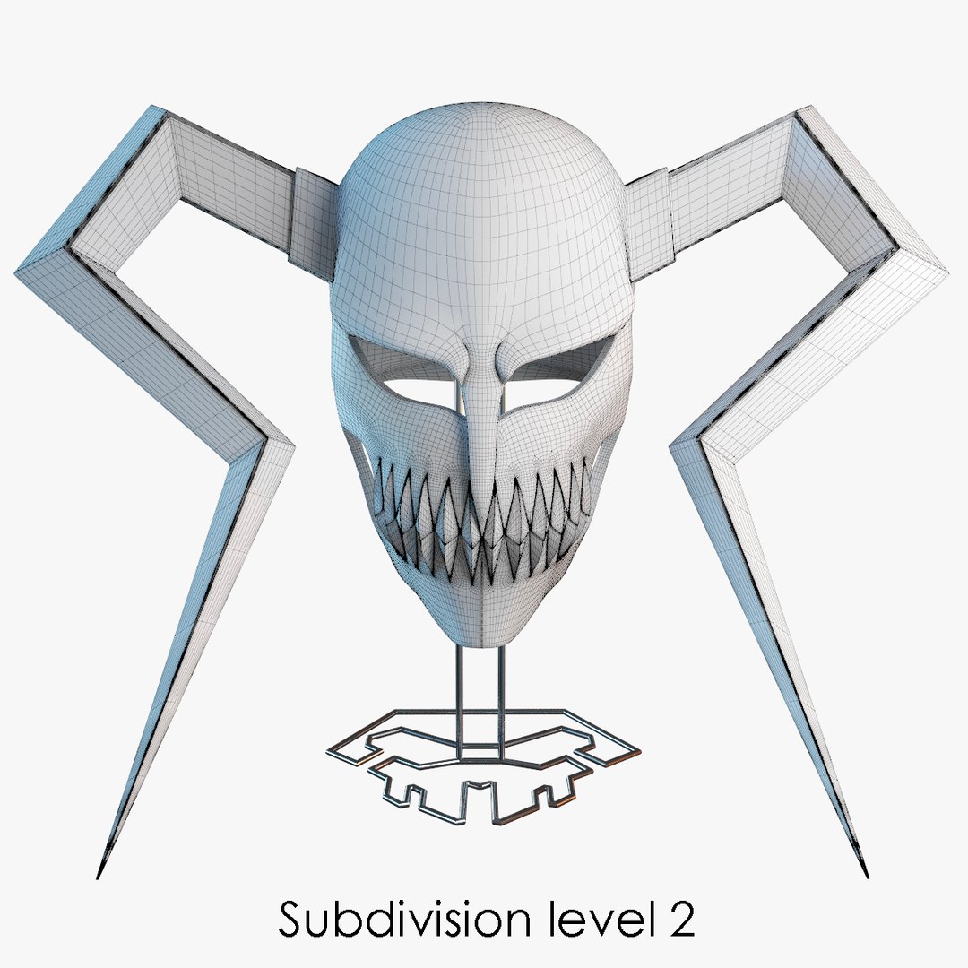 Ichigo Hollow Mask Bleach 3d Model