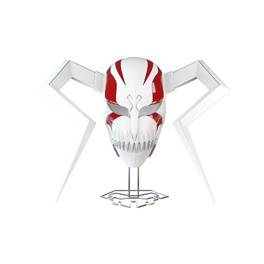 ichigo hollow mask bleach 3d model