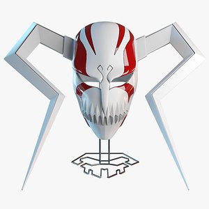 ichigo hollow mask bleach 3d model