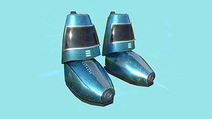 sci-fi boots 04 - 3D model