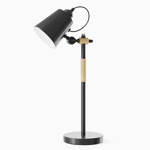 Adjustable Study Desk Lamp Black