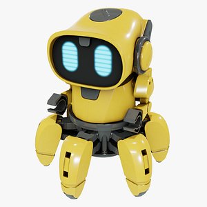 Rigged Automated Robot Toy model