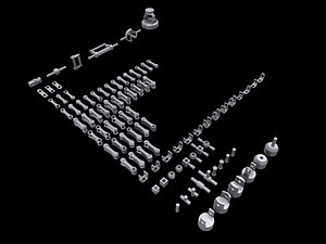 joints modular mechanical 3D