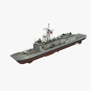 3D g class frigate model