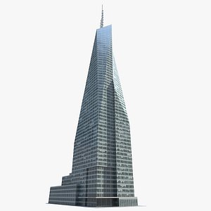 Bank of America Tower Low Poly