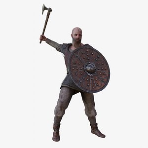 viking rigged pbr 3D model