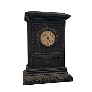 3D model Game Ready Vintage Clock
