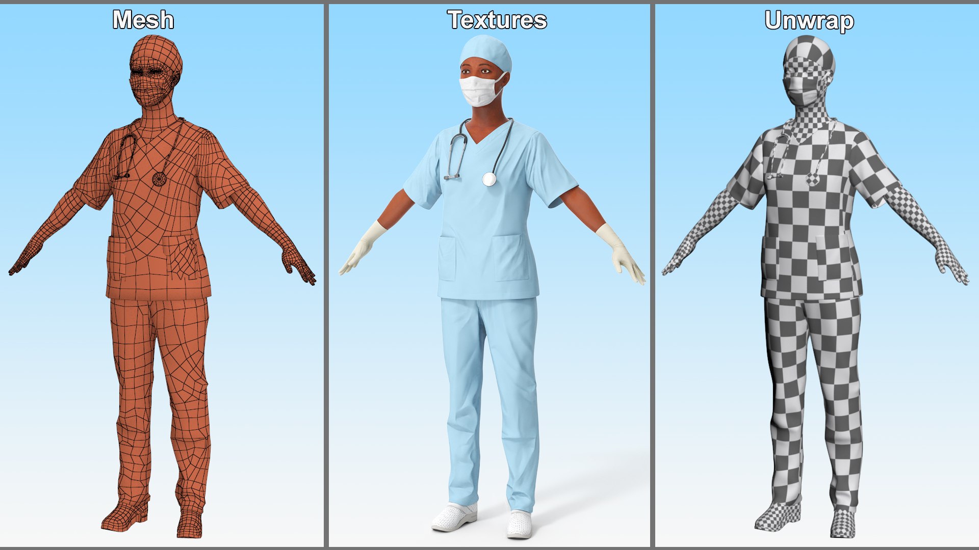 Female Nurse with Scrubs and Protective Mask Rigged for Maya 3D model https://p.turbosquid.com/ts-thumb/zZ/YP01Aq/9E/female_nurse_with_scrubs_and_protective_mask_rigged_017/jpg/1716024886/1920x1080/fit_q87/f1590fba245b1472b317826bbad38e0b4115494b/female_nurse_with_scrubs_and_protective_mask_rigged_017.jpg