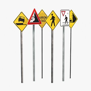Road Signs Pack - Conditions and Hazard Bundle