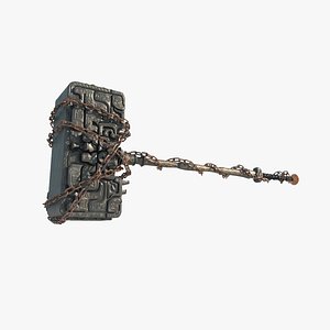 3D Mythical weapon Hammer