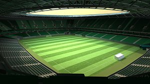Education City Stadium 3D model