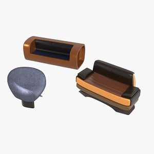 3D modern sofa 1