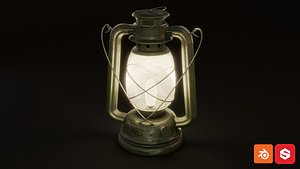 3D Lantern Ready Pbr 3D model